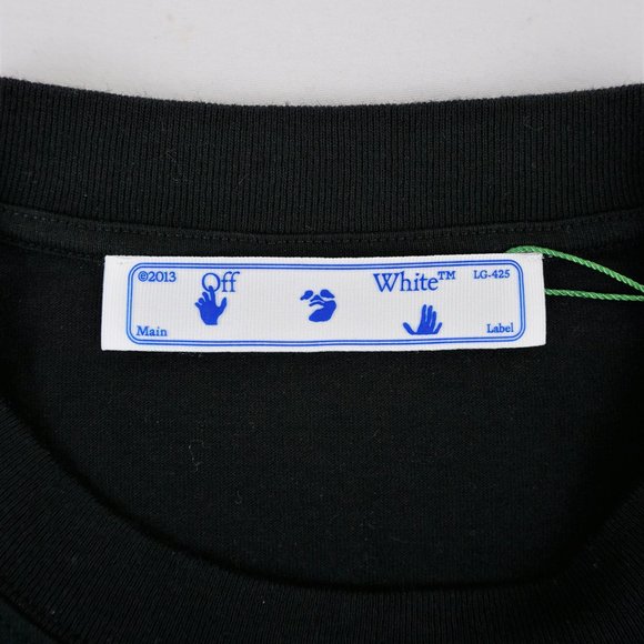 New With Tags Off-White Spray Marker Logo Short-Sleeve T-Shirt Men's XL - Picture 9 of 13